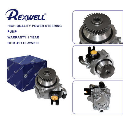 OEM Standard Rexwell Hydraulic Oil Power Steering Pump For Urvan E25 ZD30 49110-VW601 / 49110-VW600